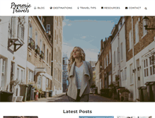 Tablet Screenshot of pommietravels.com